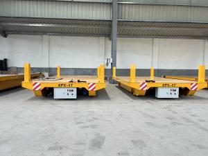 出口中东两台KPX-5T轨道平车